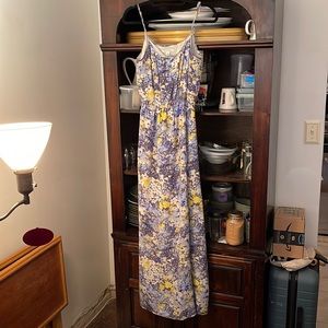 Banana republic floral maxi dress